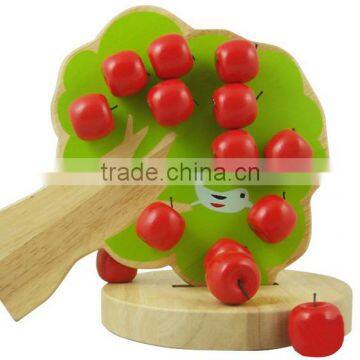 2016 Hot Sale Bead Toy High Quality Wood Apple Tree Wood Beads Toys For Children photo-3