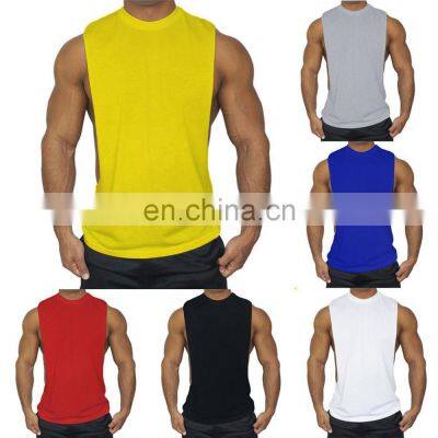Men Tanktops Sleeveless Sports Logo Custom Tank Top Men Gym Print Travel Vest Gym Tank Top photo-3