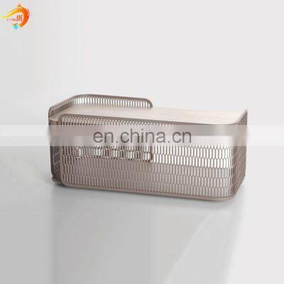 Black Powder Coated Expanded Metal Shelf Mesh Customized photo-4