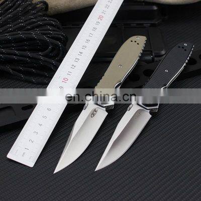 ZT0640 Нож для охоты и выживания на открытом воздухе с высокой твердостью, портативный карманный складной нож, портативный нож для выживания на природе, для кемпинга, с клинком для дикой местности