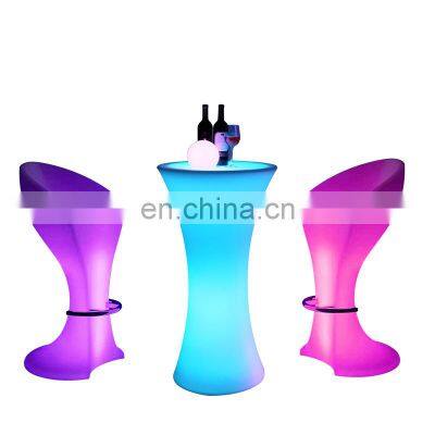 LED Light Bars Color Changing Bar Tables Modern LED Furniture Illuminated LED Bar Table and Chair Lighting Furniture