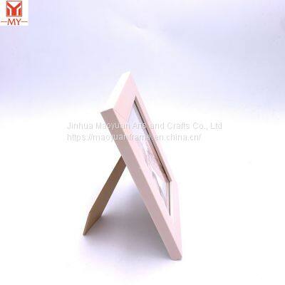 Pink Macaron Wide Edge Photo Frame PS Plastic Photo Frame for Decoration photo-3