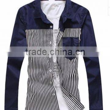 Men's long sleeve fashion shirt custom flannel shirt