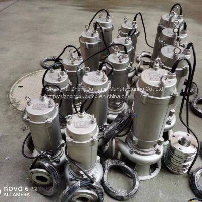 Stainless Sewage Pump, Sewage Pump, Slurry Pump，Chemical Pump 100WQP100-15-7.5/4 photo-5