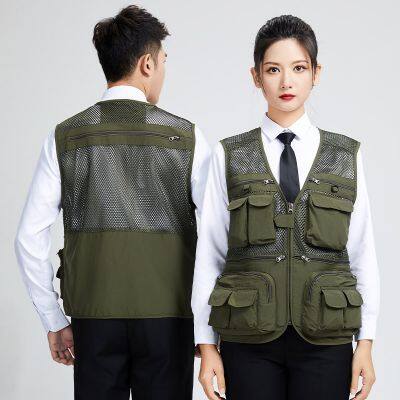 14 Pocket Reflective Safety Vest Workwear Breathable, Durable, Comfortable, and Fashionable photo-5