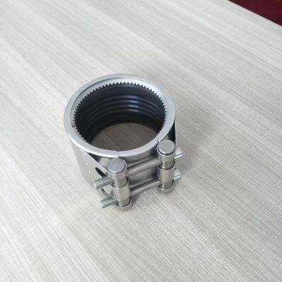 Single Pipe Coupling/Clamp Grip Type Material Stainless Steel SS316+NBR DN150 photo-3