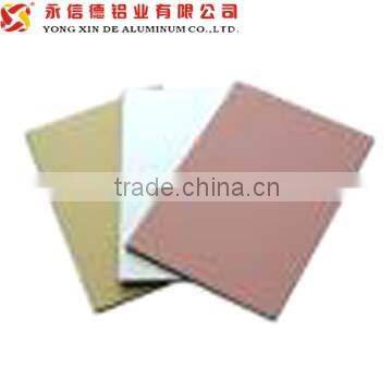 coated aluminum sheet in various colours