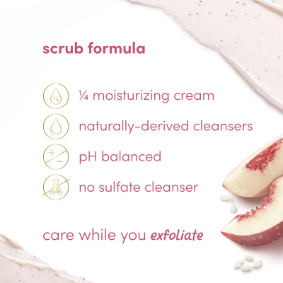 OEM Body Scrub Natural Peach 2 in 1 Face and Body Scrub photo-3