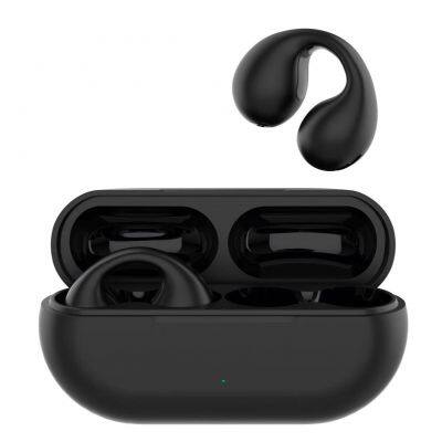 Bone Conduction Earphone Ear Clip on Ear Earring Wireless Headphones Sports Headsets Ear Hook