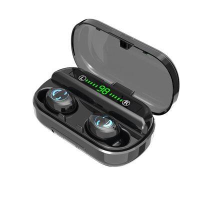 V10 TWS wireless 5.0 Headset touch control Stereo Bass Sound Sports Headphone with LED Display earphones wireless earbuds