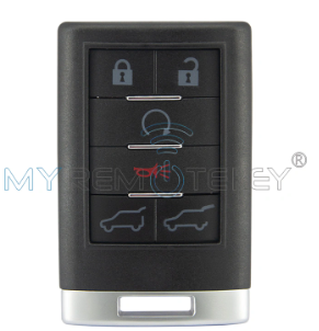 FCC OUC6000223 / OUC6000066 remote control key fob 6 button 315mhz for Cadillac Escalade 2008 -2014 PN 22756465 / 20965647