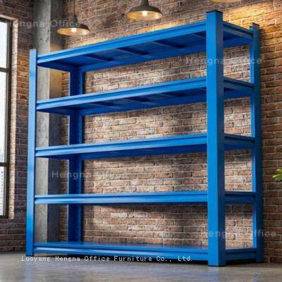 Estantería metálica sin pernos de alta resistencia HN-LW328 para almacén logístico, capacidad de carga total de 2000 kg, fabricante de sistemas de estanterías de gran extensión, OEM/ODM