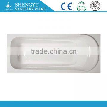 2016 Simple embedded bathtub acrylic/Anhui price used bathroom rectangle hot tub