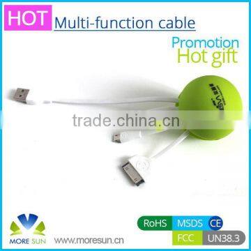 Super quality top sell multi-function charger cable