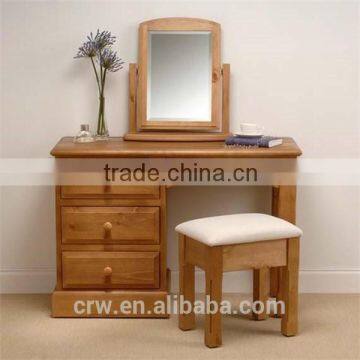 S-1744 Style And Comfort Wooden Bedroom Furniture Dressing Table Set