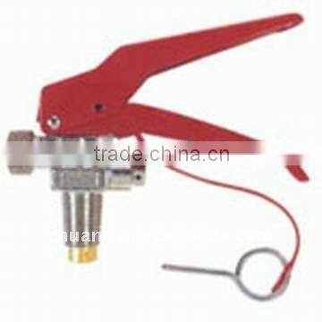 CO2 extinguisher valve