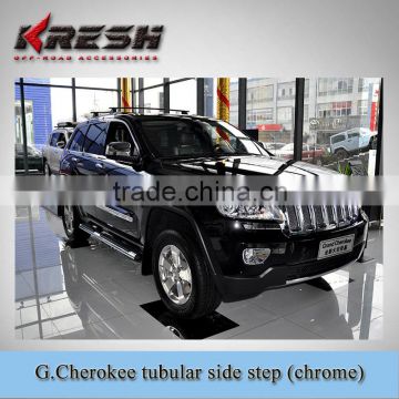 Hot sell Aluminum 4x4 SUV KRESH aluminum alloy Grand Cherokee side step with black color and aluminum material