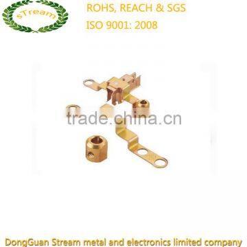 metal stamping clip for receptacle