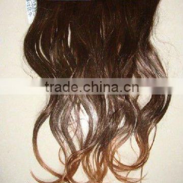 Natural Wavy Black Clip In Hair Extension Best Quality