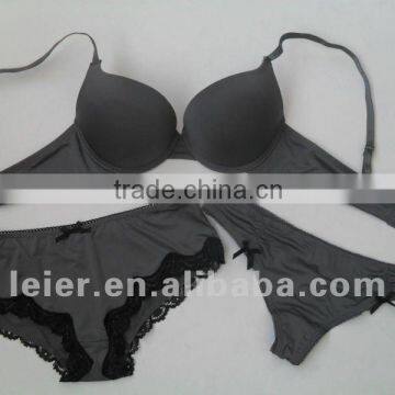 Sexy extreme/double push-up bra set