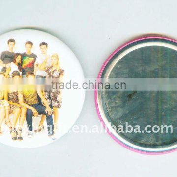 75 mm Original China Metal Crafts products shenzhen xiexing manufacturer tin badge mirror