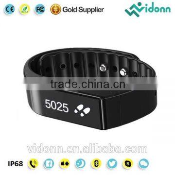 Original Manufacturer Vidonn X6S IP68 USB Charging Step Counter Calorie Burnt Free APP Android IOS Compatible Smart Bracelet