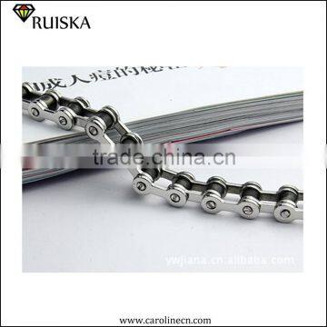 New Arrived Unique Men's Stainless Steel Bike Chain Bracelet photo-3