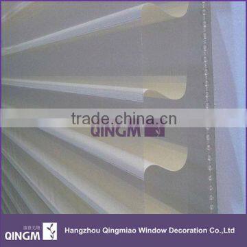 Elegant style Polyester Fabric Material Shangri-la blinds