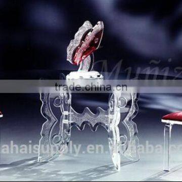 Home Furniture Glass Table Moden Bedroom Set photo-3
