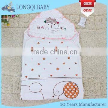 TT-LZ-041 Wholesale Soft Cotton Baby Swaddle Wrap Blanket photo-6