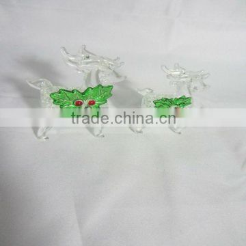 christmas reindeer,reindeer,glass craft for Christmas Day                        
                                                Quality Choice