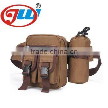 2015 new design sport waist bag with water bottle holder