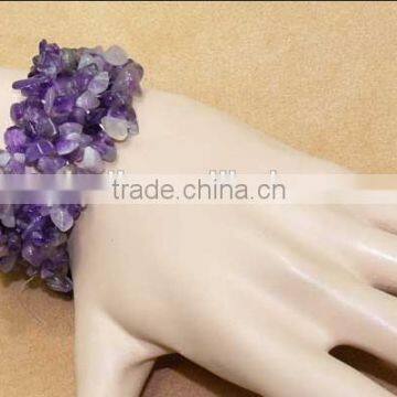 Fashion Jewelry Style Fancy Amethyst Bracelet FQ-30190