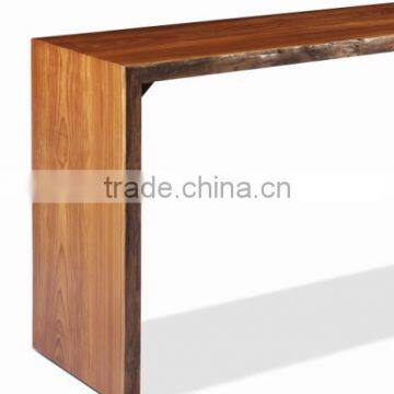 New Model Simple Design With Flower Wood Long Narrow Console Table For Wholesale