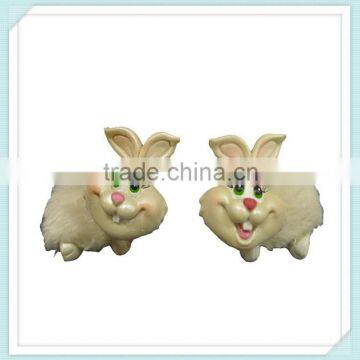 Cute rabbit magnets for fridge resin