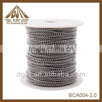 wholesale Metal stainless steel ball chain spools