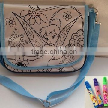 2015 best selling diy bag backpack diy drawing bag