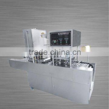 plastic cup filling and sealing machine