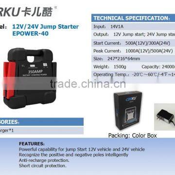 Emergency Tools CARKU 12v 24v Jump Starter 24000mAh