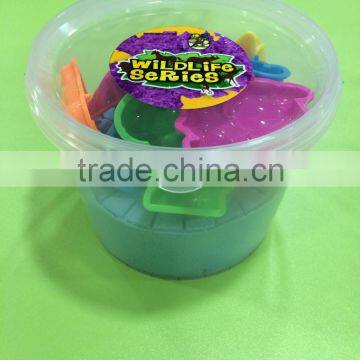 800g soft dynamic sand with 10 sand mold loading in lovely bucket