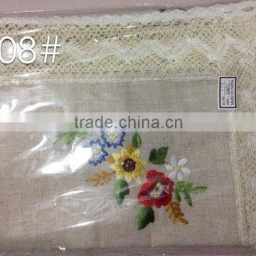 Linen Hand Embroidered Tablecloth photo-2