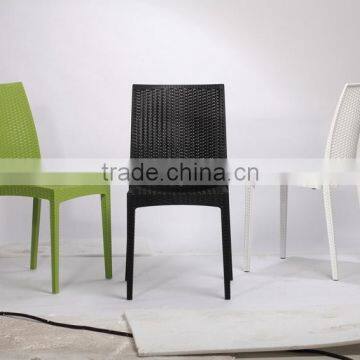 High Quality Dining Room PP Plastic Rattan Chair photo-5