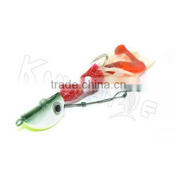 Chentilly CHLP27 OEM ODM Packing Lead Head Jigs With Soft Plastic Skirts Body Fishing Lure Supplier's Choice photo-3