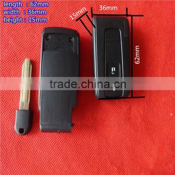 TD car key universal car remote key for toyota Prius 2 button smart key with emergency key blade