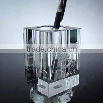 Fashion crystal pen holder