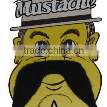 High quality fake moustache with great design wholesale mustache fancy dress accessory MU2052