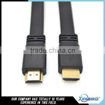 hdmi 1.4 2.0V 4K*2K Gold--plated Flat 1.4 2.0version HDMI Cable male to male full HD 3D for PS3 XBOX HDTV