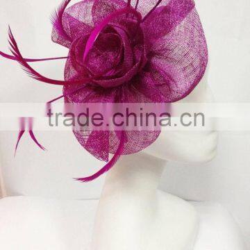 Purple fascinator wholesale