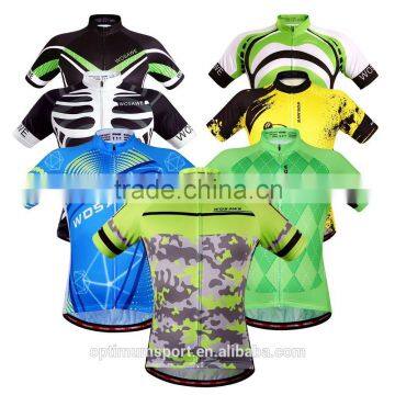 Custom sublimated printed Italy ink cycling jersey