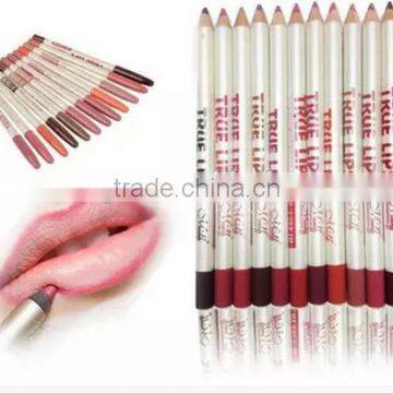 12 color Menow lip liner pencil